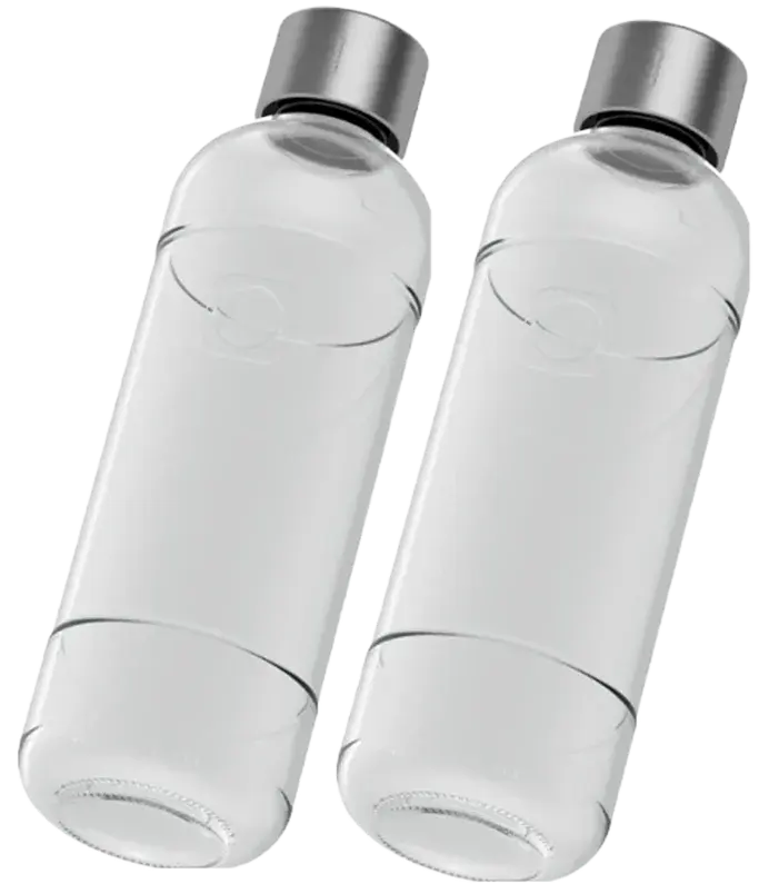 Mitte Glass Bottle – Twin Pack