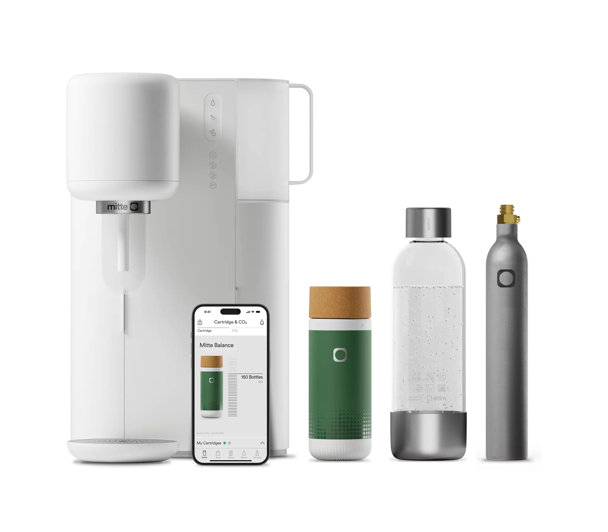 Mitte Home Starter Kit with PET Bottle