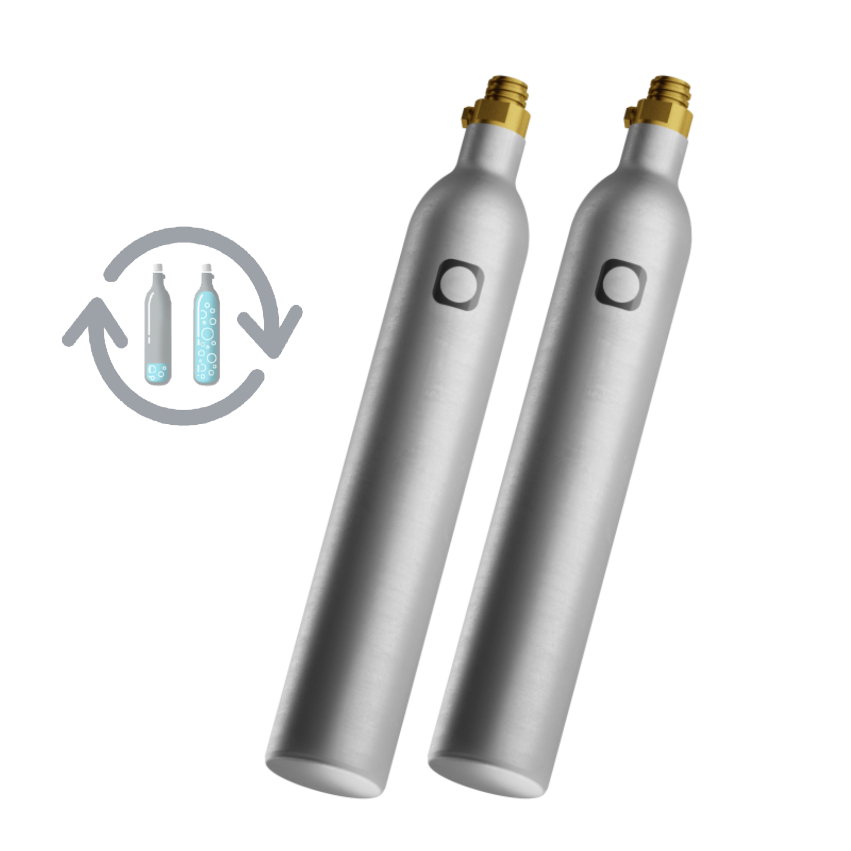 Mitte Tausch-Box 2 x 425g CO2-Zylinder